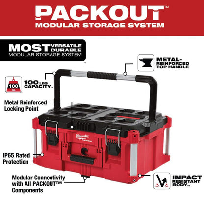 PACKOUT 22 in. Rolling Tool Box, 22 in. Large Tool Box and 22 in. Medium Tool Box 8426-8425-8424