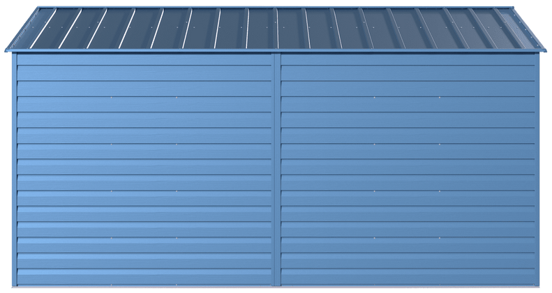 Arrow Select Steel Storage Shed, 10x14, Blue Grey