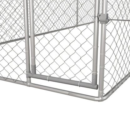 PawHut 19.7' x 7.5' x 7.5' Outdoor Dog Kennel W/ Waterproof Roof