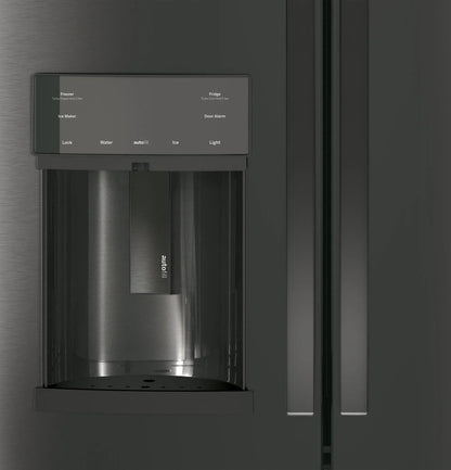 Appliances PFE28KBLTS 36 Inch French Door Refrigerator Black Stainless Steel