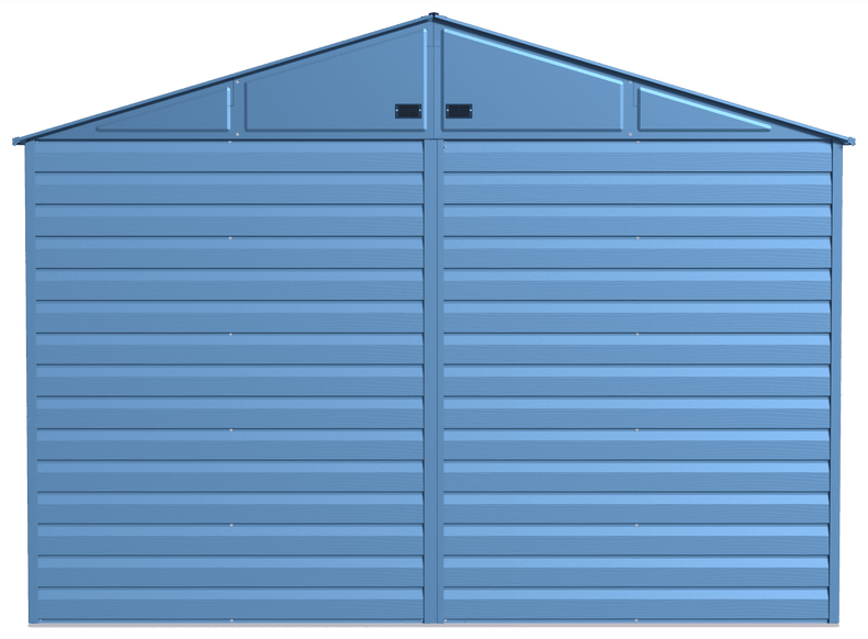Arrow Select Steel Storage Shed, 10x14, Blue Grey