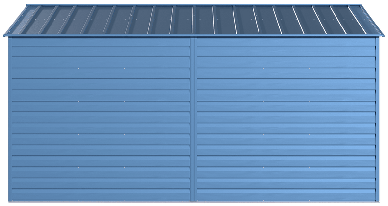 Arrow Select Steel Storage Shed, 10x14, Blue Grey