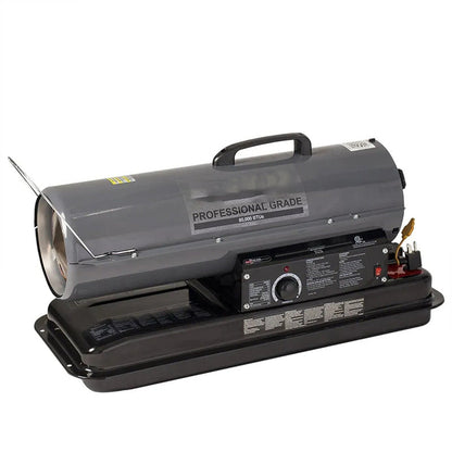 80,000 BTU Indoor/Outdoor Portable Kerosene Forced Air Heater